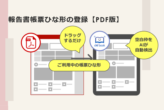 PDFから２分で帳票ひな形作成